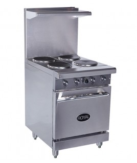 4 Burner 24" Range (Electric) (Royal)